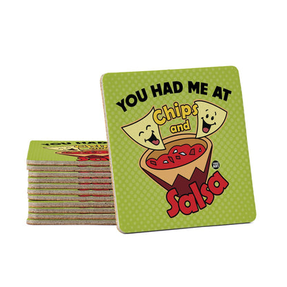 Thirstystone Salsa 12-Pack Cork Back Paper Bar Coasters Made in The USA Humourous Quotes Attractive Designs