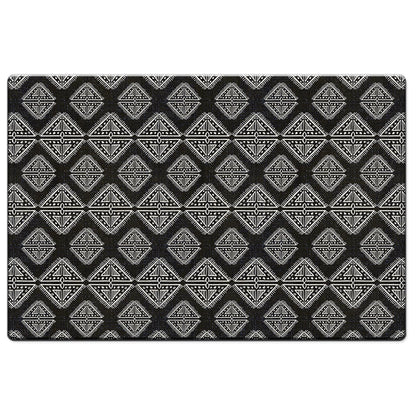 Highland Home Tribal Zen 30” x 20” Decorative Vinyl Comfort Floor Mat Manufactured in The USA, Waterproof, Easy to Clean