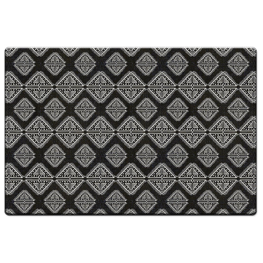 Highland Home Tribal Zen 30” x 20” Decorative Vinyl Comfort Floor Mat Manufactured in The USA, Waterproof, Easy to Clean