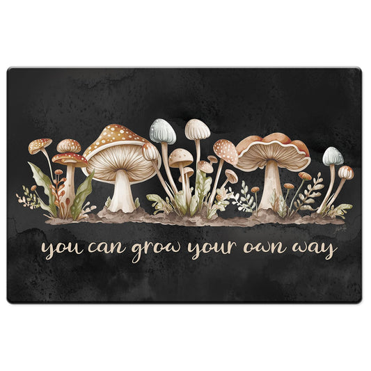 Highland Home Grow Your Own Way 30” x 20” Decorative Vinyl Comfort Floor Mat Manufactured in The USA, Waterproof, Easy to Clean