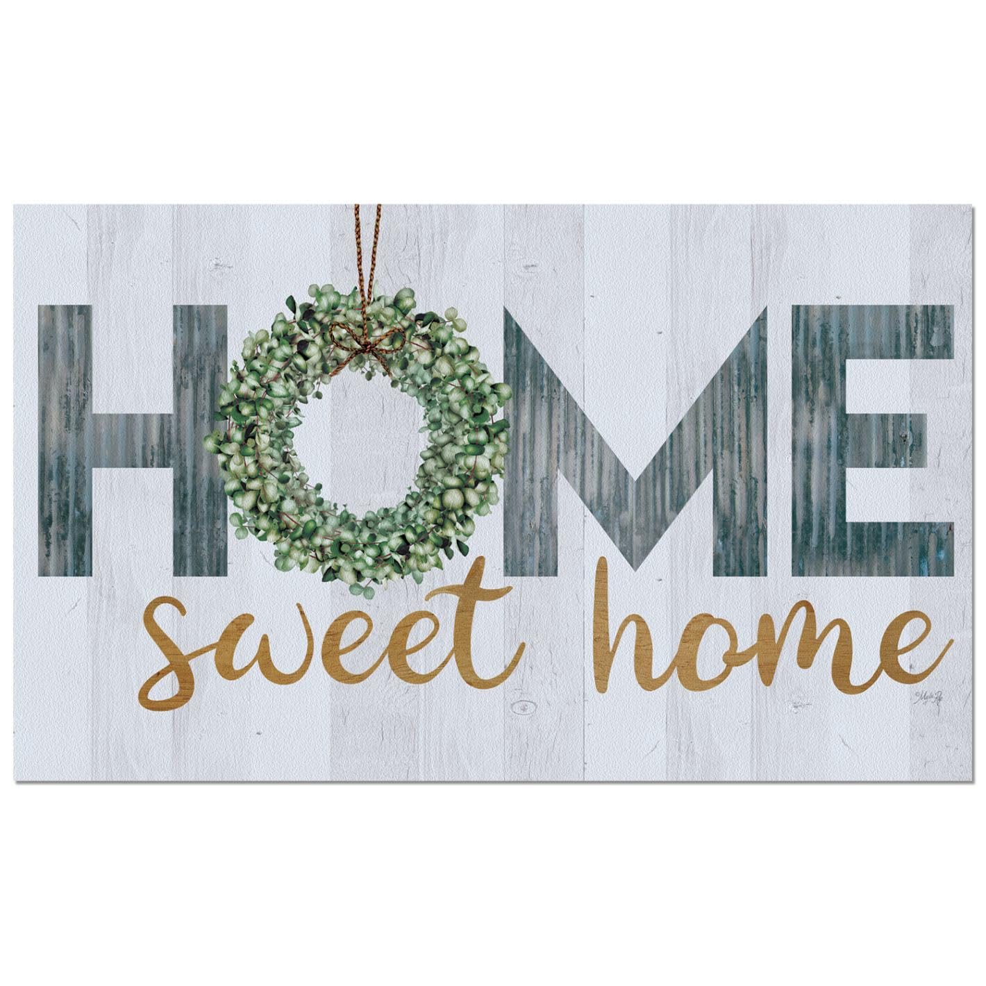 Counterart Galvanized Home Indoor/Outdoor Entryway Floor Mat Manufactured in the USA 29.5" by 17.75"