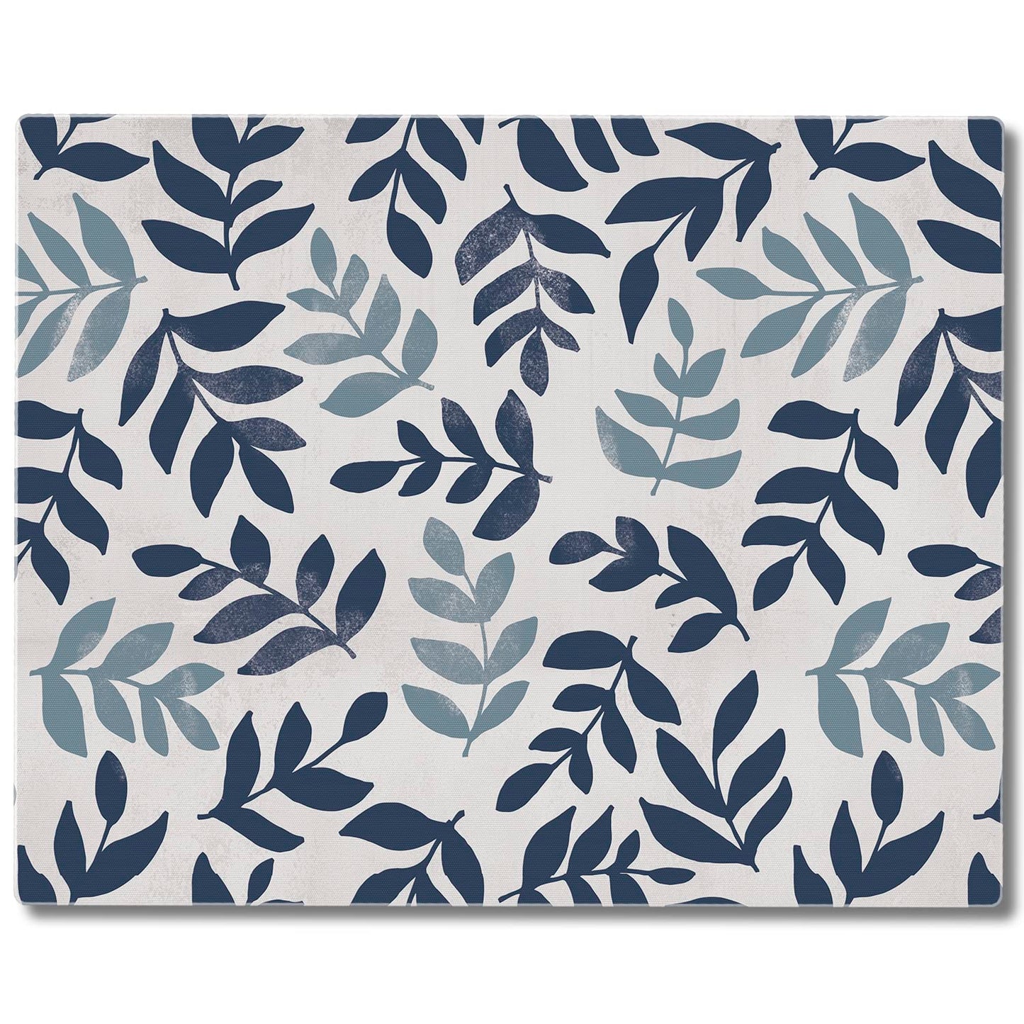 CounterArt Meadow Leaf Floral 3mm Tempered Glass Cutting Board 15” x 12” Manufactured in the USA