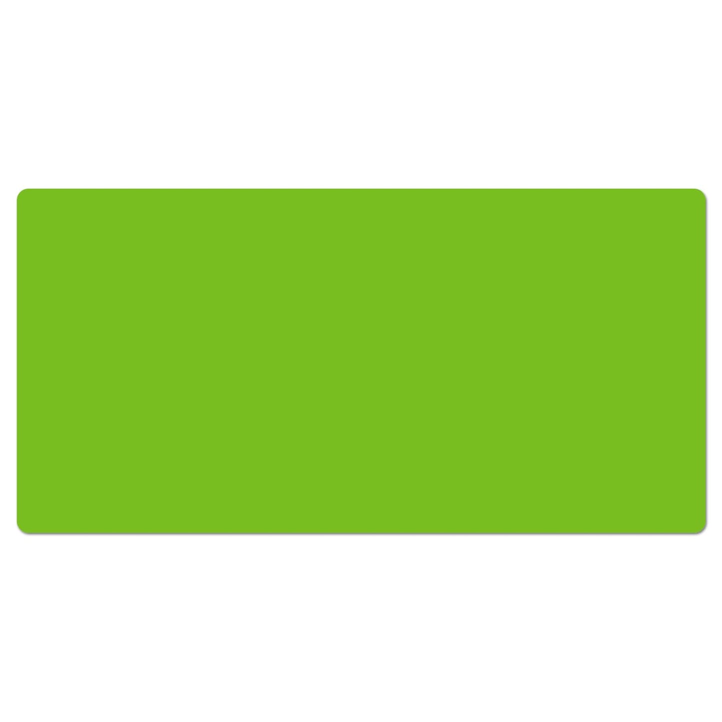 CounterArt Large Waterproof Desk Protector-Lime Green 32” x 16” Made in The USA Desk Mat Office Mat Large Mouse Pad