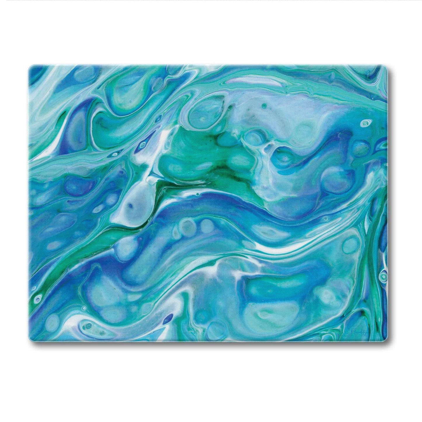 CounterArt Ocean Vibe 3mm Tempered Glass Cutting Board 10” x 8” Manufactured in the USA