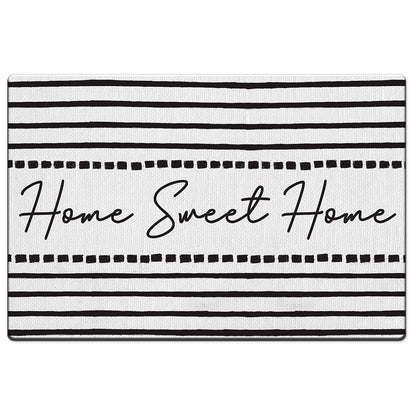 Highland Home Sweet Home 30” x 20” Decorative Vinyl Comfort Floor Mat Manufactured in The USA, Waterproof, Easy to Clean