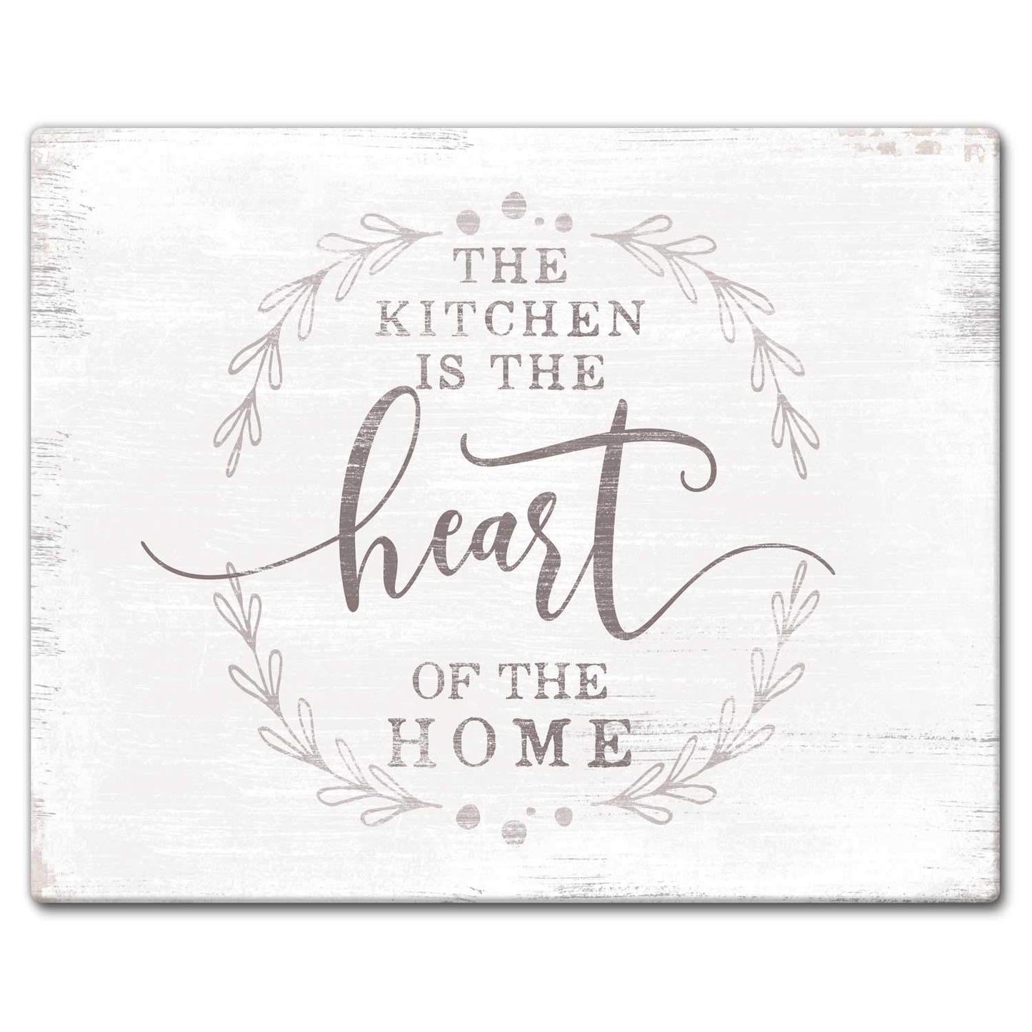 CounterArt Heart Of The Home 3mm Tempered Glass Cutting Board 15” x 12” Manufactured in the USA