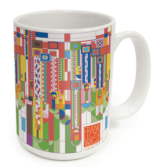 Highland Home Saguaro Forms by Frank Lloyd Wright 15 oz. Ceramic Mug Manufactured in the USA Dishwasher Safe Microwave Safe