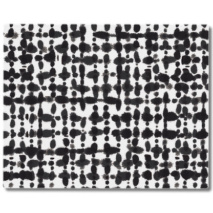 CounterArt Black Spots 3mm Tempered Glass Cutting Board 15” x 12” Manufactured in the USA