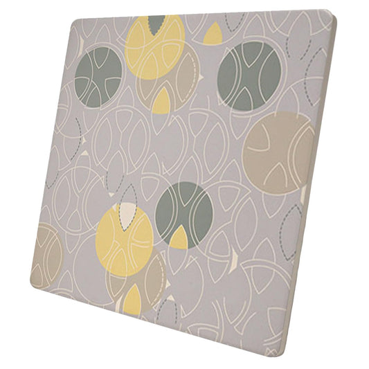 Frank Lloyd Wright's Taliesin Line I Design on 8" Square Stone Trivet Manufactured in The USA Heat Tolerant Easily Wipes Clean