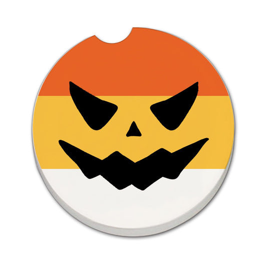 Thirstystone Spooky Candy Single Absorbent Stone Coaster for Vehicle Cup Holder 2.6” Diameter Manufactured in The USA
