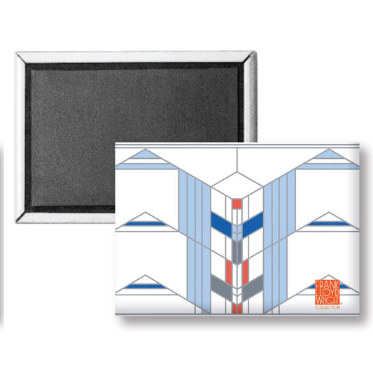 Ennis Decorative Magnet Architectural Design by FLW Manufactured in The USA 3.5” x 2.5”