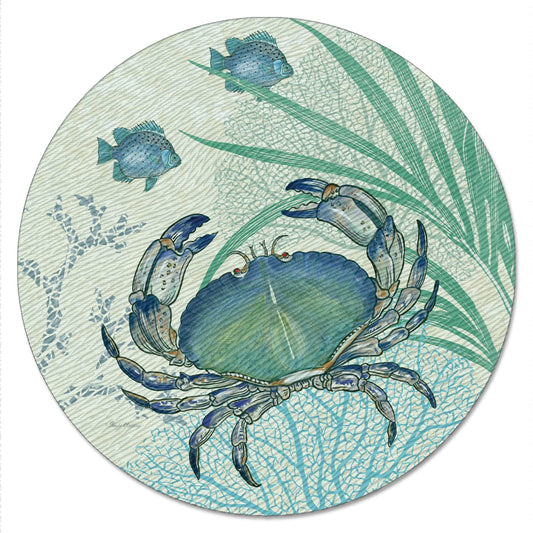 Counterart Oceana 4mm Tempered Glass Lazy Susan Turntable 13" Diameter