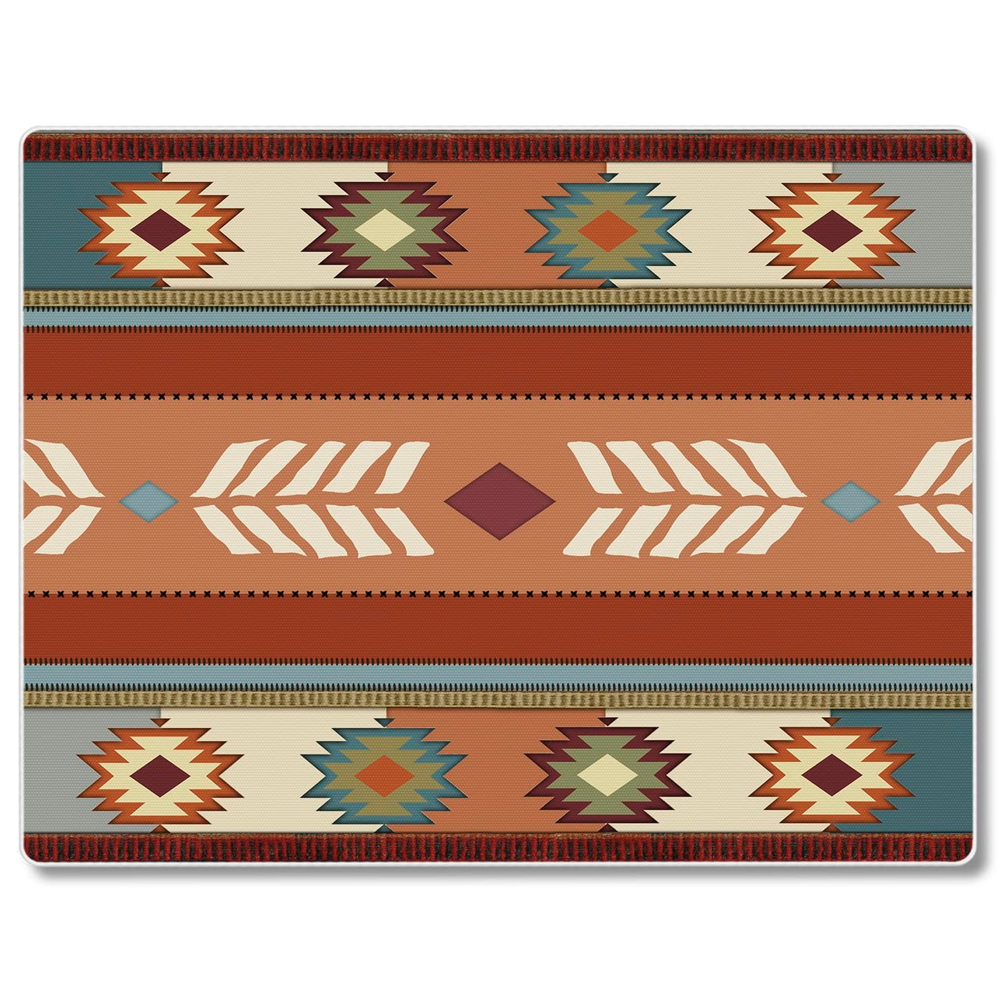 CounterArt Southwest Vibe 3mm Tempered Glass Cutting Board 10” x 8” Manufactured in the USA