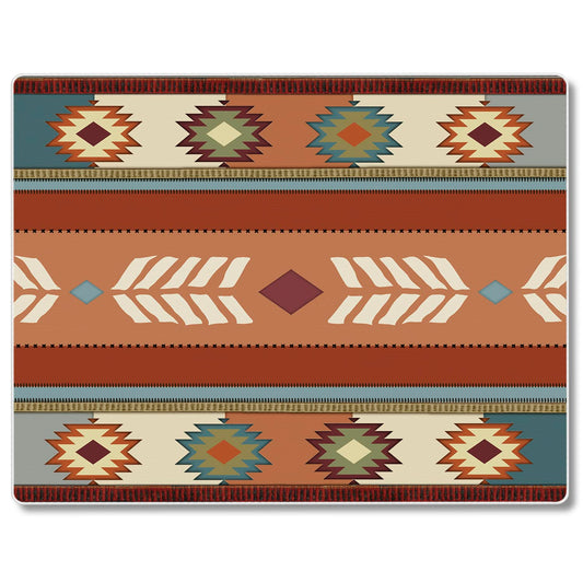 CounterArt Southwest Vibe 3mm Tempered Glass Cutting Board 10” x 8” Manufactured in the USA