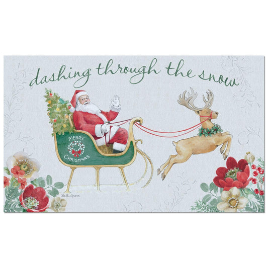 Counterart Holiday Tradition Indoor/Outdoor Entryway Floor Mat Manufactured in the USA 29.5" by 17.75"