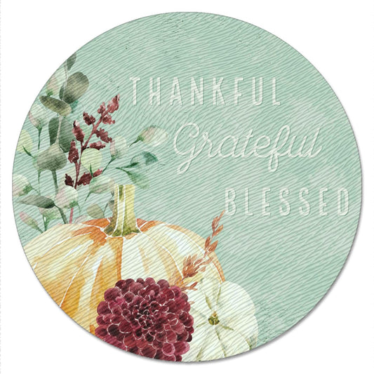 Counterart Grateful 4mm Tempered Glass Lazy Susan Turntable 13" Diameter