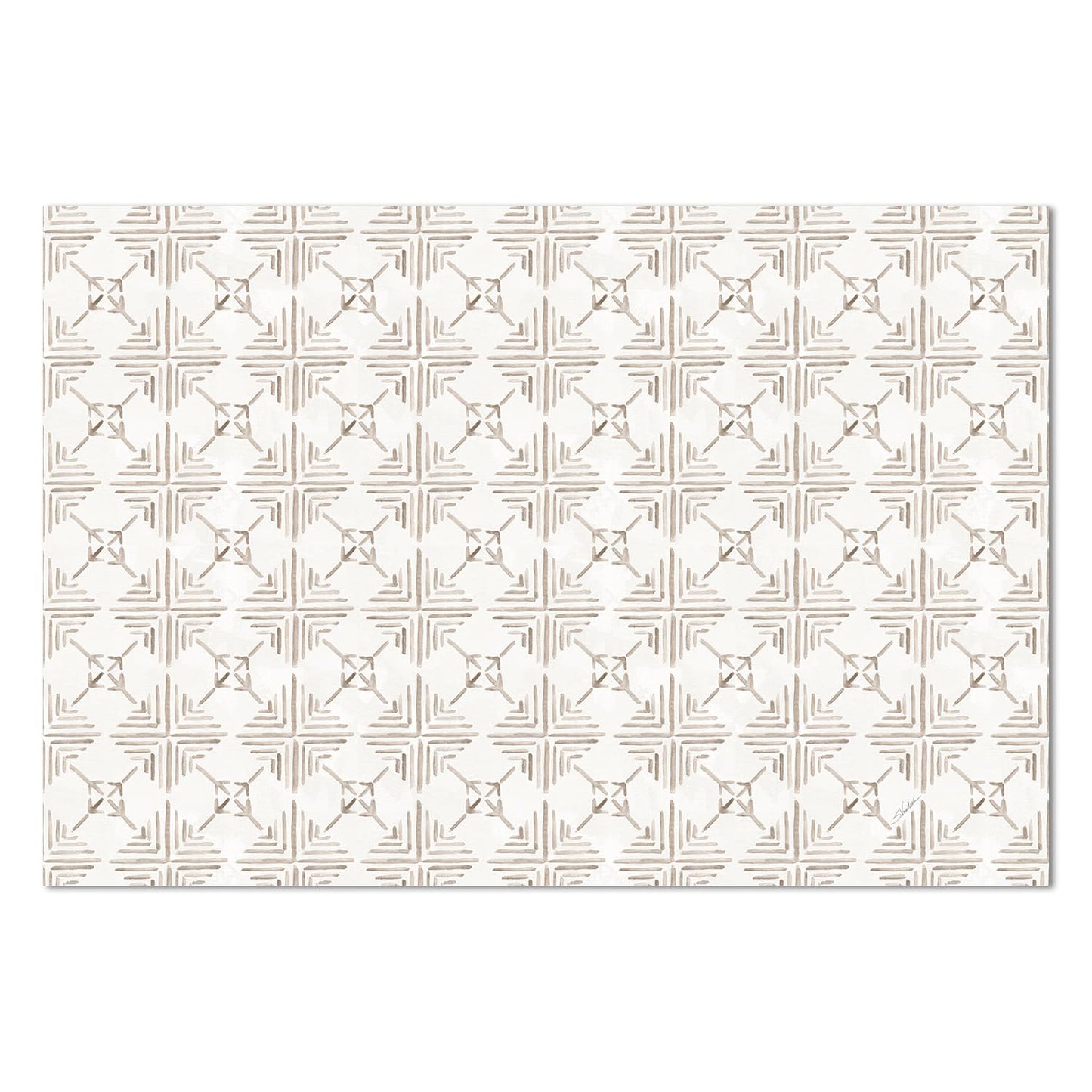 Highland Home Rustic Retreat Deco-Floormat, Decorative Mat, Designer Rug, Waterproof, Low Profile, Eco-Friendly Non Slip, Made in The USA