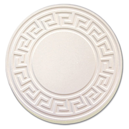 Thirstystone Embossed 4 Pack Round Absorbent Stone Coasters 4" Diameter