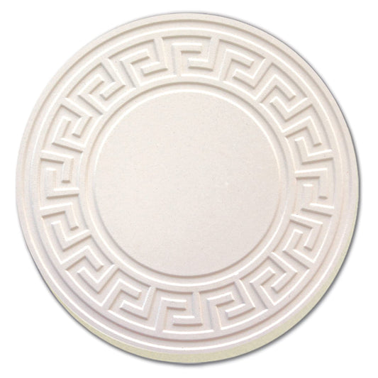 Thirstystone Embossed 4 Pack Round Absorbent Stone Coasters 4" Diameter