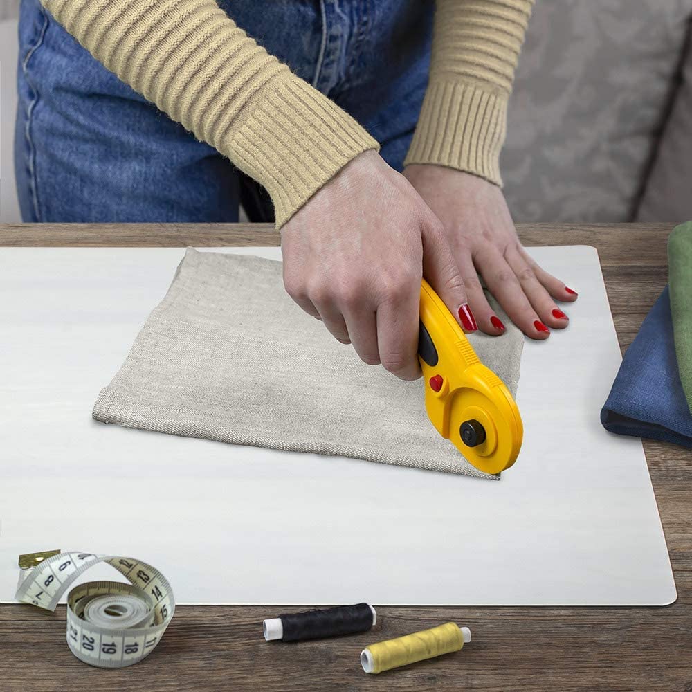 Cut N' Funnel Large Premium Protect It and Craft Mat 24" by 18" Made in the USA Non-slip Flexible Plastic